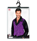 Man Purple Sequin Vest