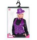 Lady Purple Sequin Vest