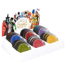24 Aqua Makeup - 10 Ml - Display Of 24  2 X White, Black, Brown, Red, Fuchsia Pink, Sky Blue, Emerald Green, Purple, Blue, Yellow, Orange, Grey 