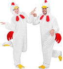 Funny Chicken  Hooded Jumpsuit With Mask 