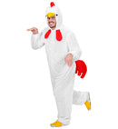 Funny Chicken  Hooded Jumpsuit With Mask 