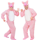 Funny Pig  Hooded Jumpsuit With Mask 