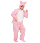 Funny Pig  Hooded Jumpsuit With Mask 