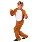 Funny Dog  Hooded Jumpsuit With Mask 