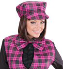 Pink Tartan Hat & Bow Tie