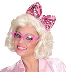 Pink Sequin Bow Headband