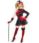 Evil Jester  Dress, Shorts, Thigh Highs, Garter, Belt, Headpiece, Choker, Glove 