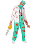 Zombie Doctor  Coat With Rib Cage, Pants, Hat, Face Mask 