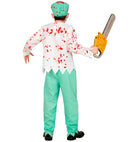 Zombie Doctor  Coat With Rib Cage, Pants, Hat, Face Mask 
