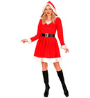 Miss Santa  Hooded Dress, Belt 
