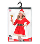 Miss Santa  Hooded Dress, Belt 