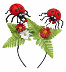 Ladybug Head Boppers With Flowers