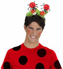 Ladybug Head Boppers With Flowers