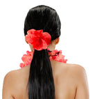 Red Flower Hair Tie