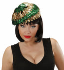 Two-Tone Sequin Basco Hat 4 Colors Ass.