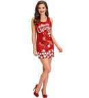 Sequin Dress Merry Christmas