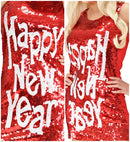 Sequin Dress Happy New Year