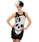 Sequin Dress Skull