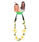 Headband Flowers White 