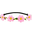 Headband Flowers Pink 
