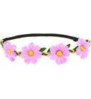 Headband Flowers Purple 