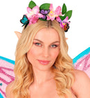Headpiece Flowers & Butterflies 