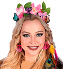 Headpiece Flowers & Butterflies 