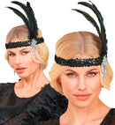  Headband With Feathers The Roaring 20S