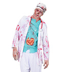 Zombie Doctor  Lab Coat With Shirt And Guts, Headpiece 