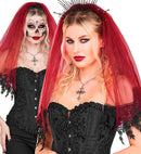 Veil Lace Red