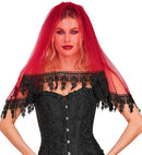 Veil Lace Red