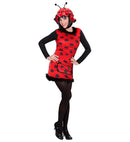 Ladybug  Dress, Hat 