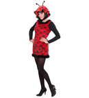 Ladybug  Dress, Hat 