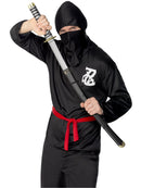Oriental Warrior Sword and Scabbard Grey Plastic 73cm Costume Accessory 1
