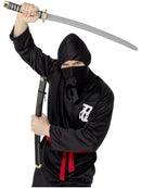 Oriental Warrior Sword and Scabbard Grey Plastic 73cm Costume Accessory 2