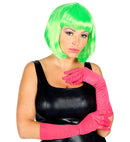 Neon Pink Long Gloves - 40 Cm