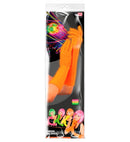 Neon Orange Long Gloves - 40 Cm