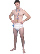Baby Kit Assorted Adult White Jumbo Nappy Safety Pin and Dummy 1