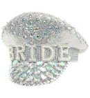 Hat Festival Bride With Jewels Glitter Silver 