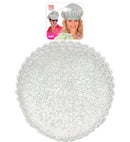 Hat Festival Bride With Jewels Glitter Silver 