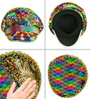 Hat Festival Pride With Jewels Sequin Rainbow 