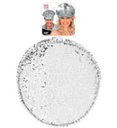 Hat Festival Studded With Jewels Sequin Silver 