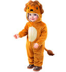 Lion Plush Velvet  Hooded Jumpsuit 