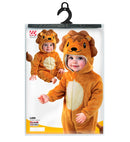 Lion Plush Velvet  Hooded Jumpsuit 