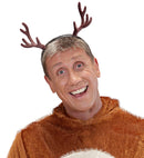 Flocked Reindeer Horns