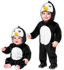 Penguin Plush Velvet  Hooded Jumpsuit 