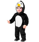 Penguin Plush Velvet  Hooded Jumpsuit 