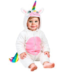 Unicorn Plush Velvet  Hooded Jumpsuit 