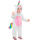 Unicorn Plush Velvet  Hooded Jumpsuit 