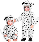 Dalmatian Plush Velvet  Hooded Jumpsuit 